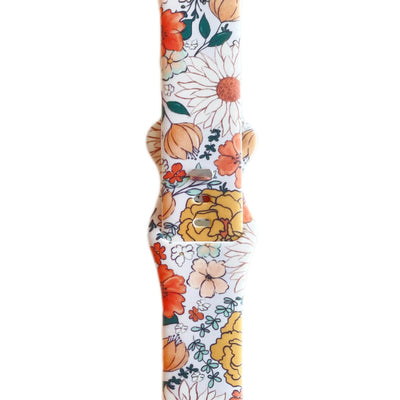 Floral Watch Band - Spring Blossoms - Tweedle Dee Designs