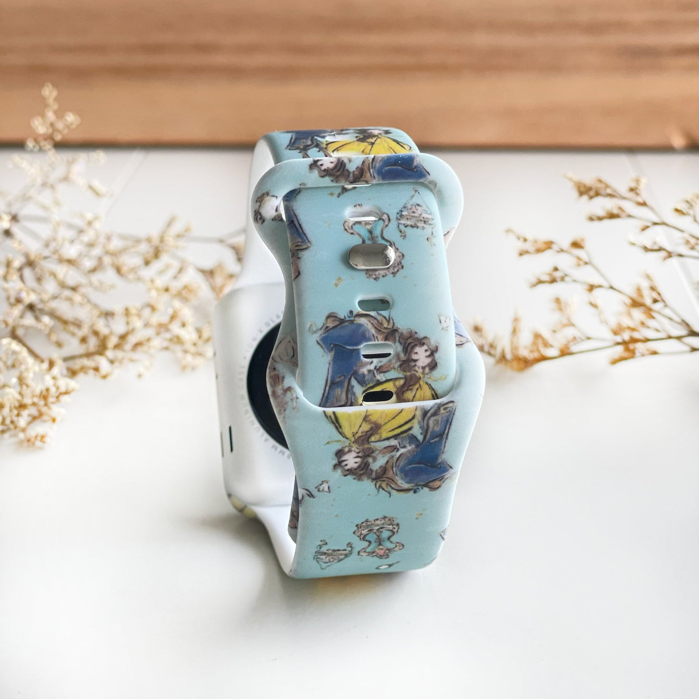 Beauty and the Beast Watch Band - Blue - Tweedle Dee Designs