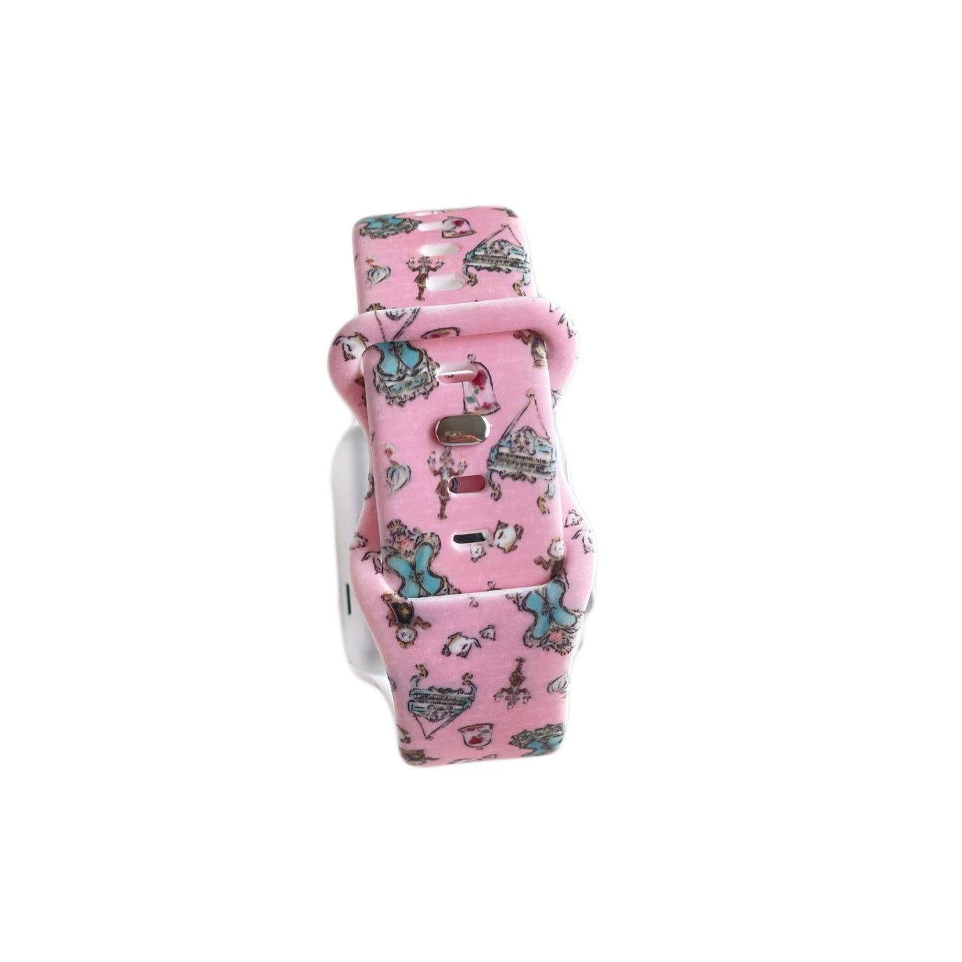 Beauty and the Beast Watch Band - Pink - Tweedle Dee Designs