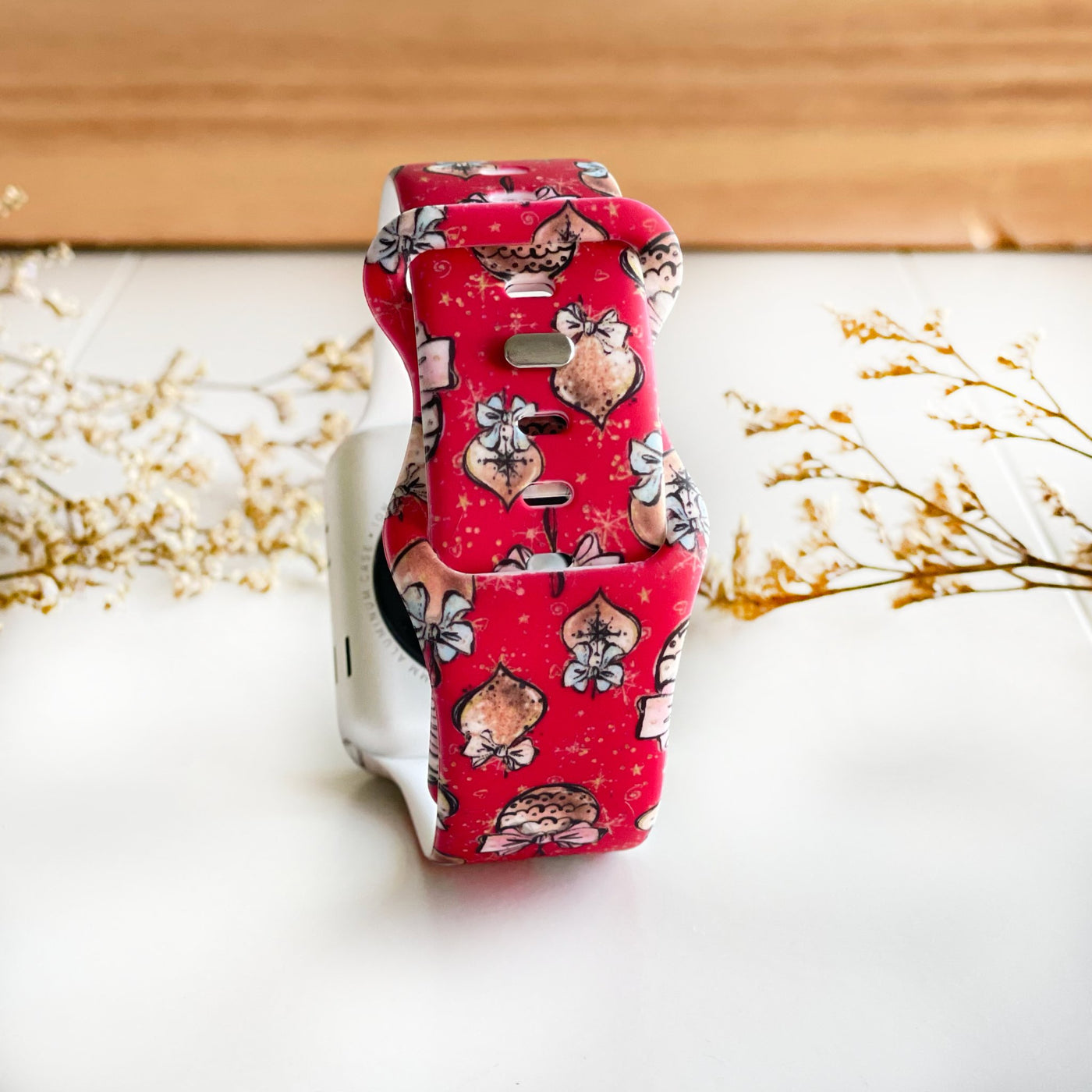 Christmas Watch Band - Christmas Ornaments - Tweedle Dee Designs