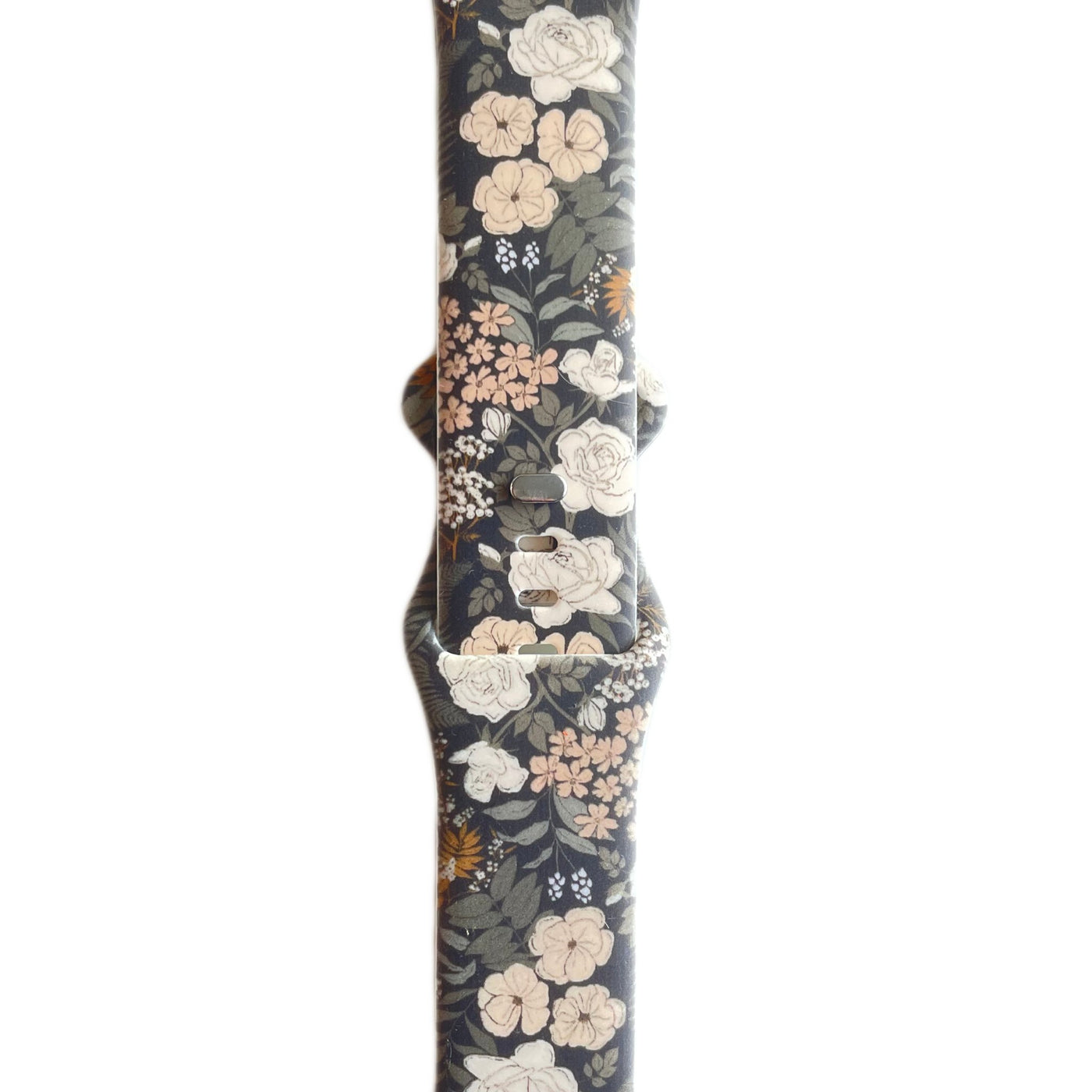 Floral Watch Band - Black Boho - Tweedle Dee Designs