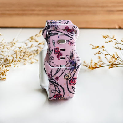 Floral Watch Band - Garden - Tweedle Dee Designs