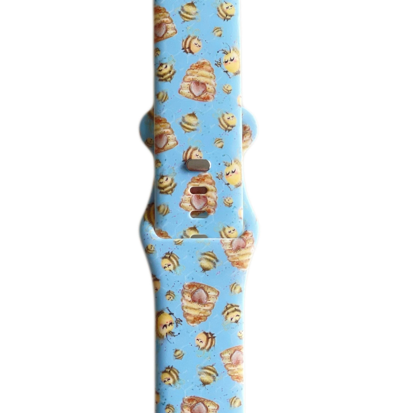 Honey Bee Watch Band - Blue - Tweedle Dee Designs