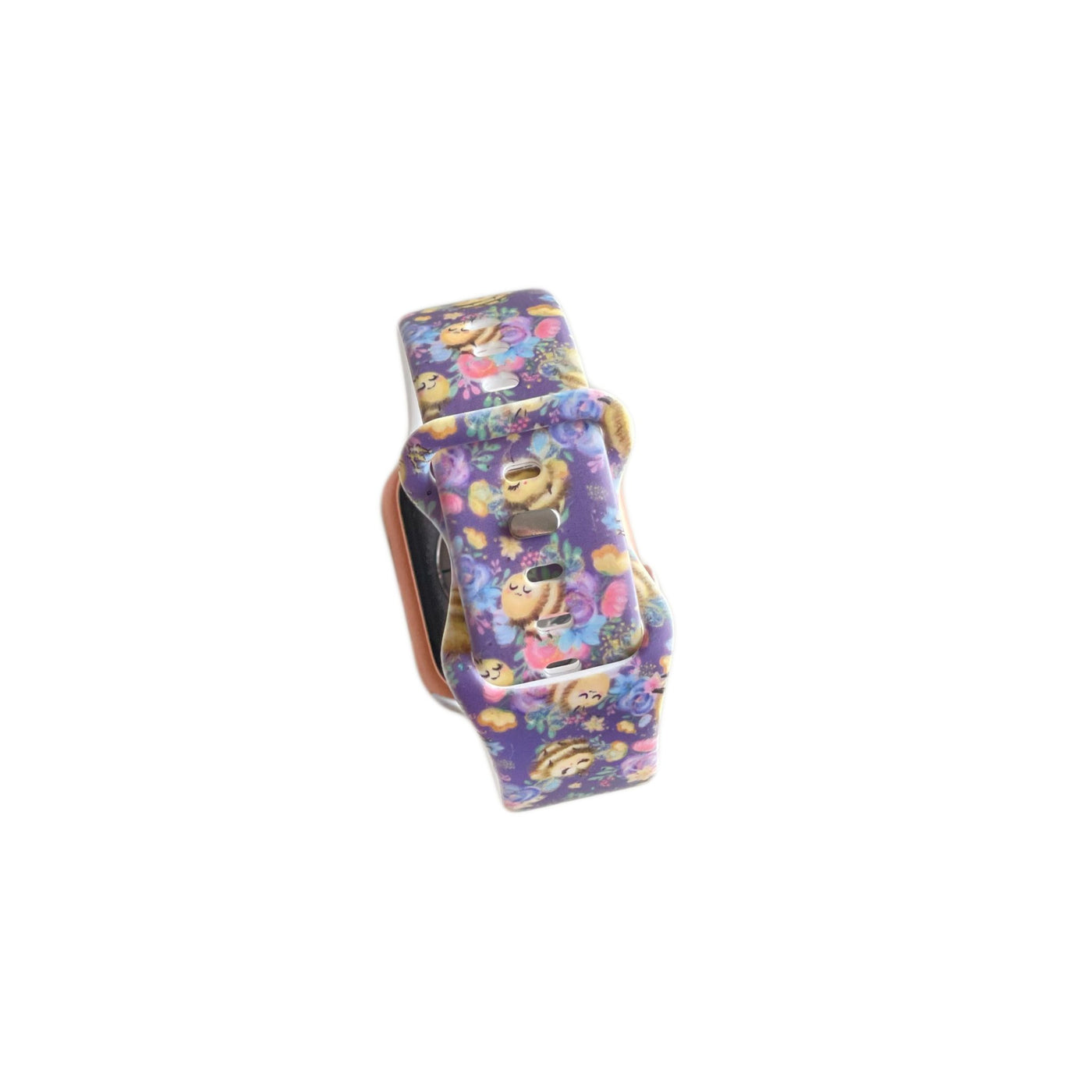 Honey Bee Watch Band - Floral - Tweedle Dee Designs