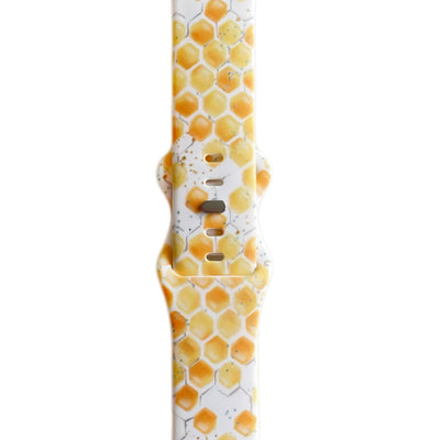 Honey Bee Watch Band - Honey Comb - Tweedle Dee Designs