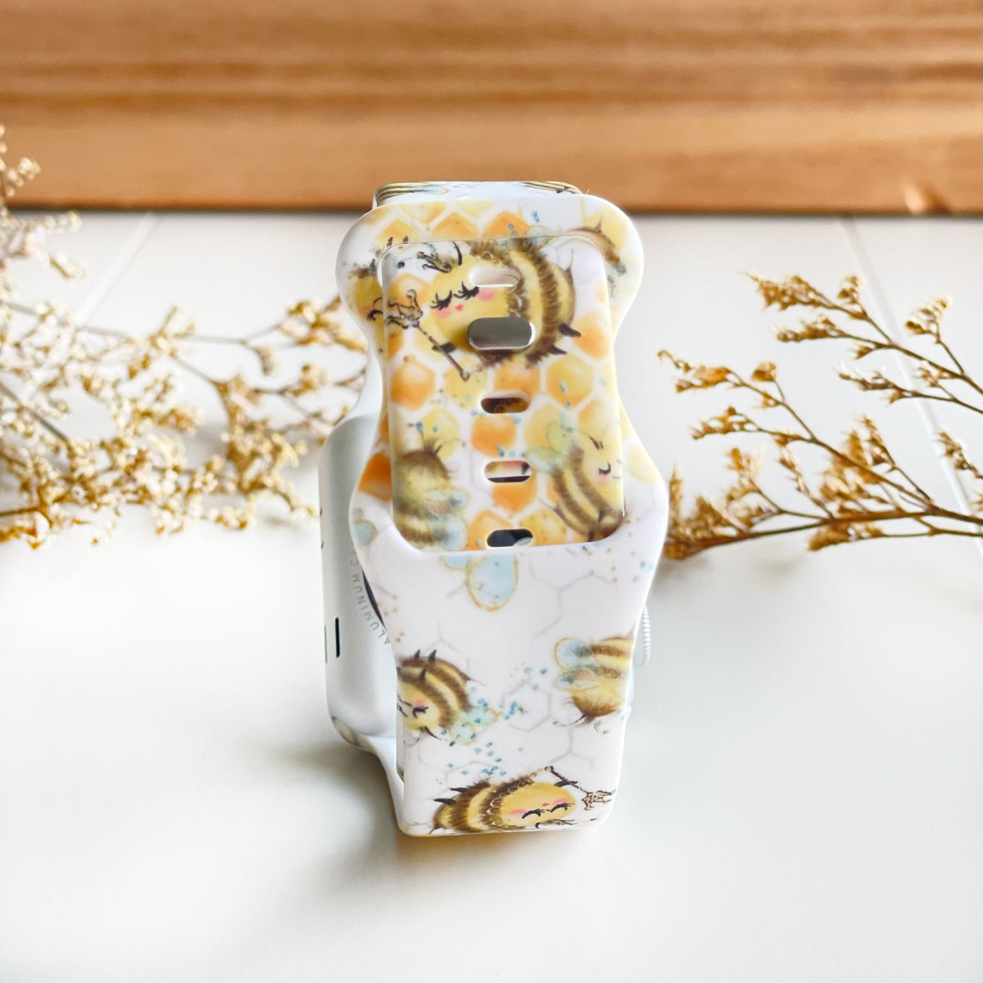 Honey Bee Watch Band - Queen Bee - Tweedle Dee Designs
