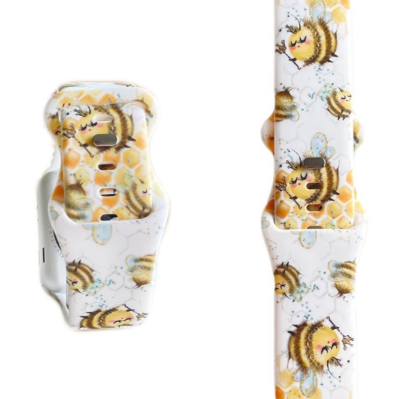 Honey Bee Watch Band - Queen Bee - Tweedle Dee Designs