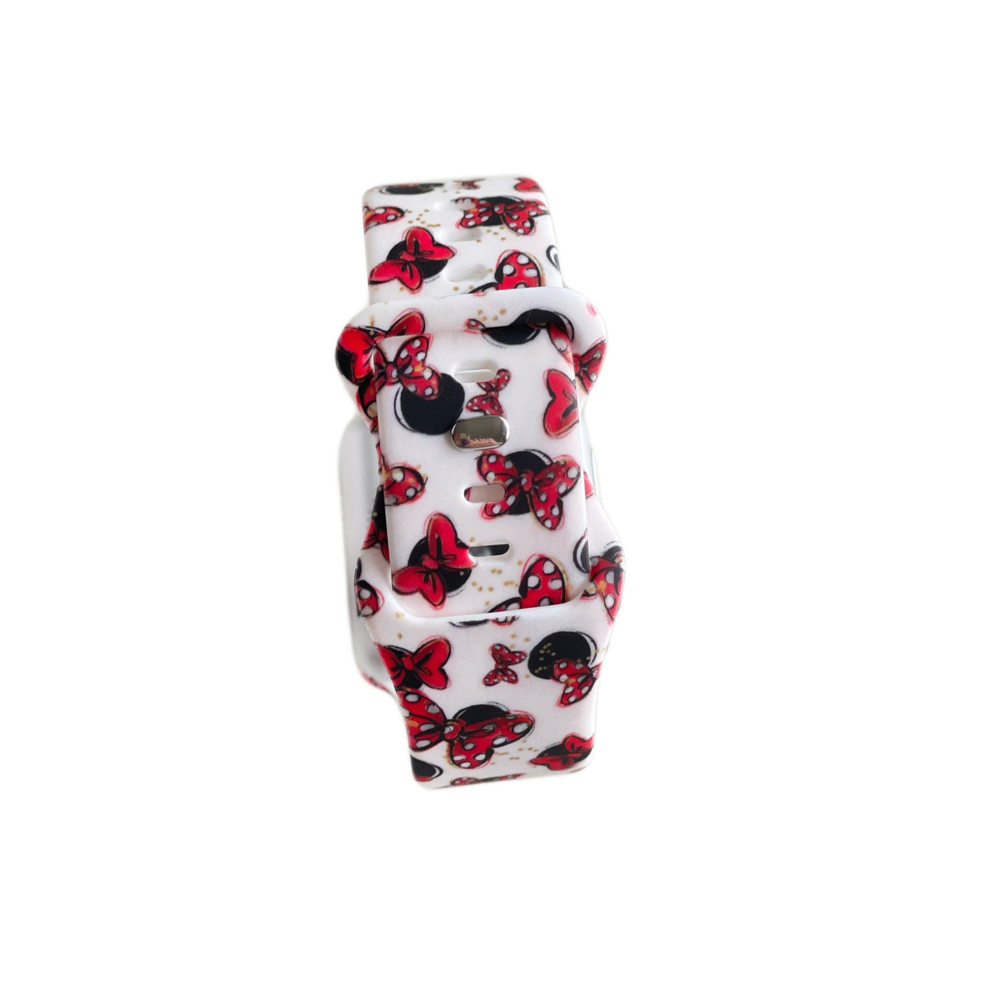 Red Bow Watch Band - Mouse - Tweedle Dee Designs